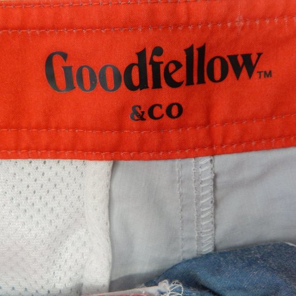 Goodfellow Co Mens Stripped Swim Shorts Size 30 - Picture 5 of 8